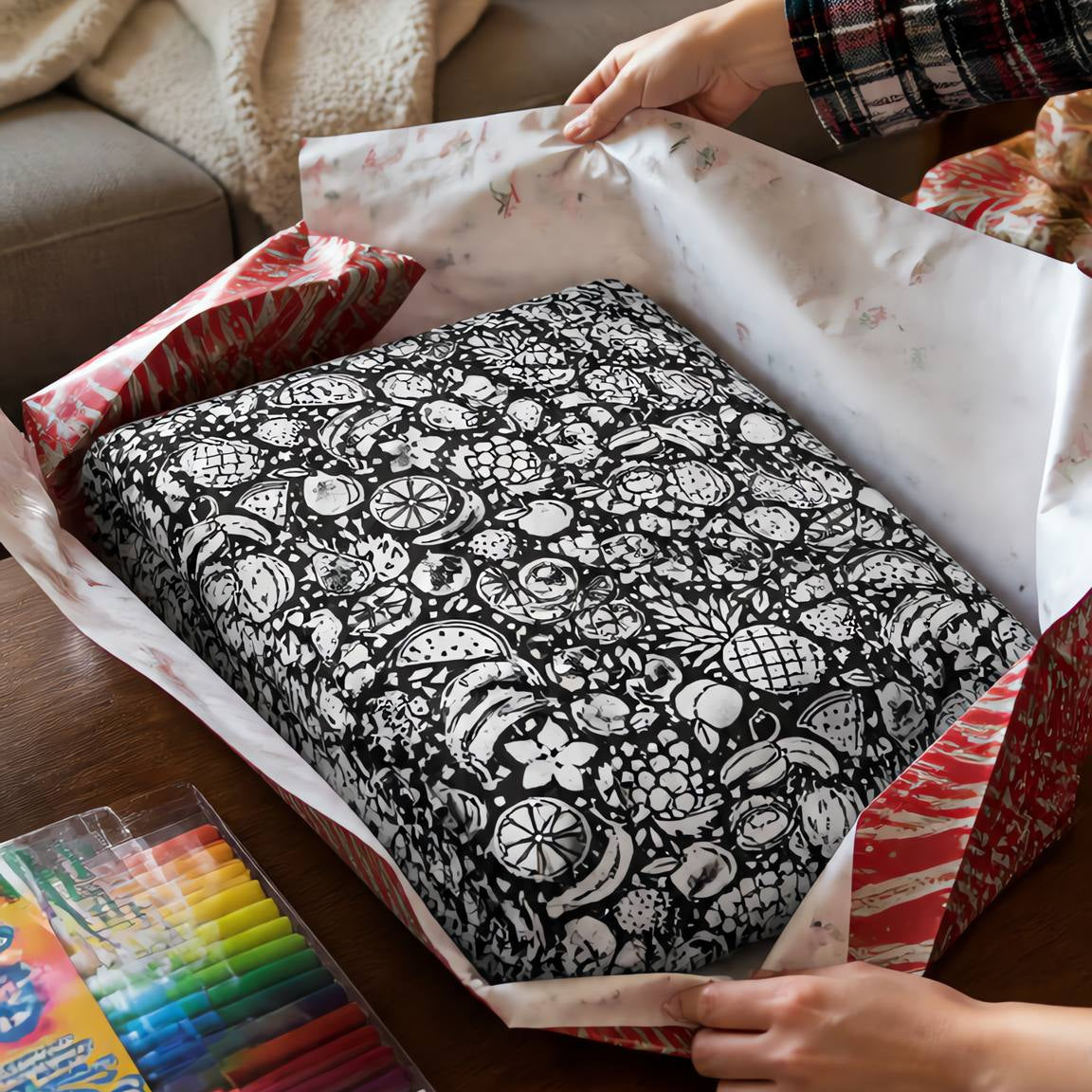 Manta para Colorear Luvemy | Crea, Relájate y Disfruta