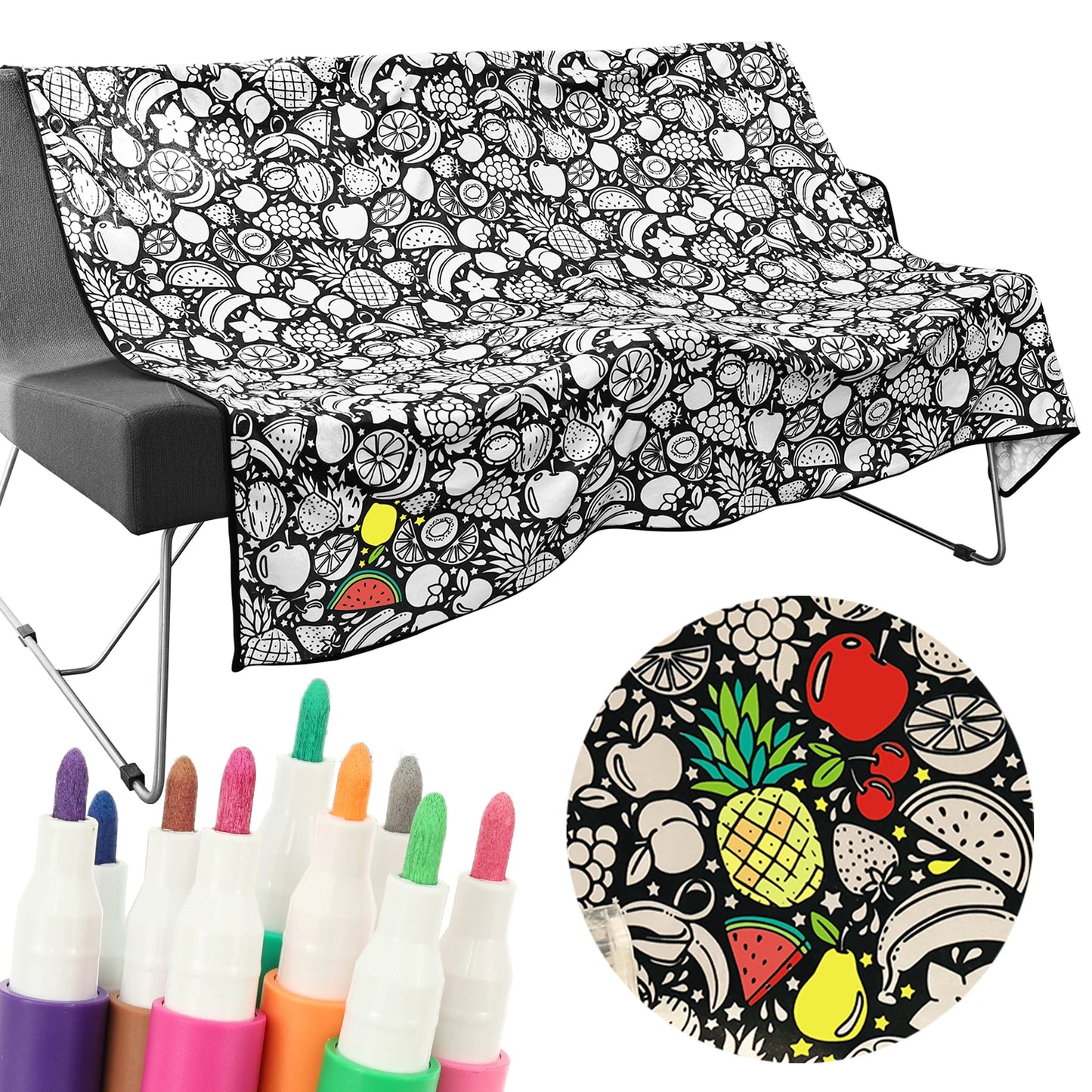 Manta para Colorear Luvemy | Crea, Relájate y Disfruta