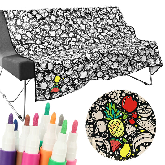 Manta para Colorear Luvemy | Crea, Relájate y Disfruta