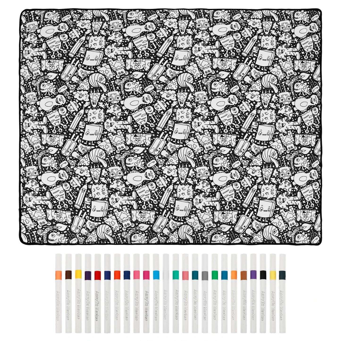 Manta para Colorear Luvemy | Crea, Relájate y Disfruta