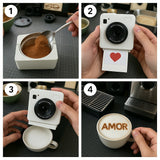Cómo se usa la cámara de latte art en 4 pasos